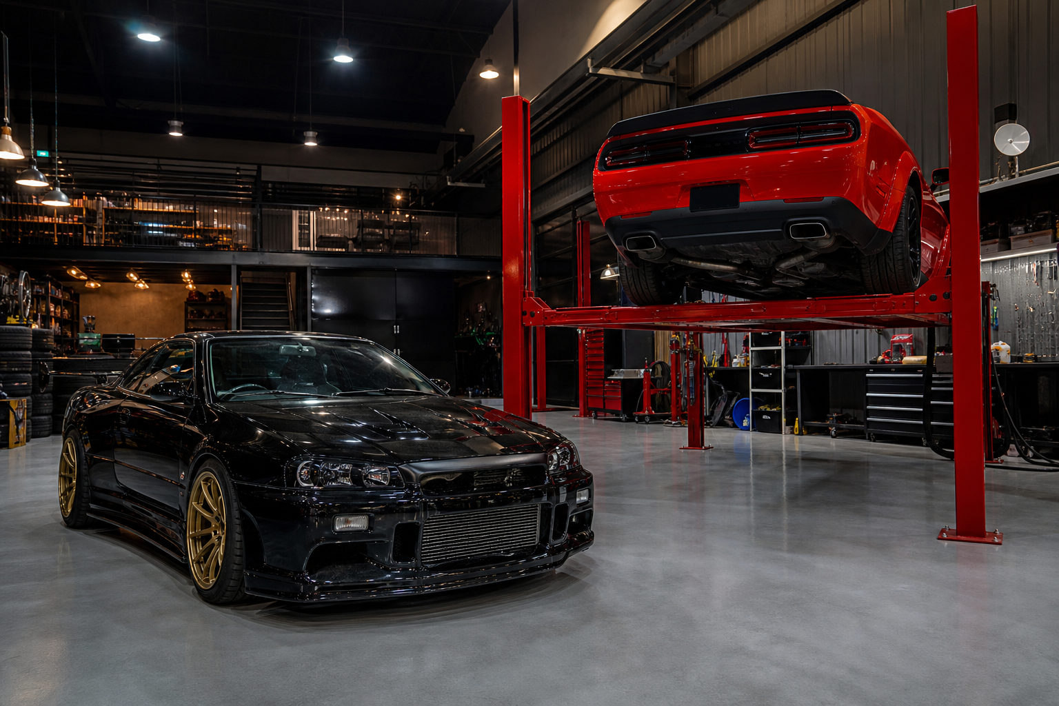 Alpha Motorworks Dubai workshop